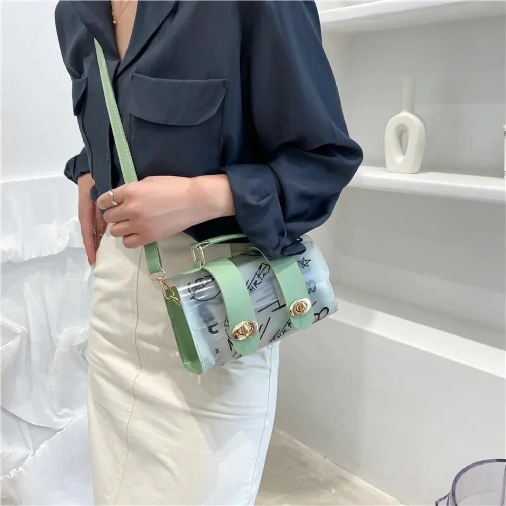 Transparent Graffiti Jelly Small Crossbody/Shoulder Handbag/Purse 👜- NWOT. - Picture 15 of 16